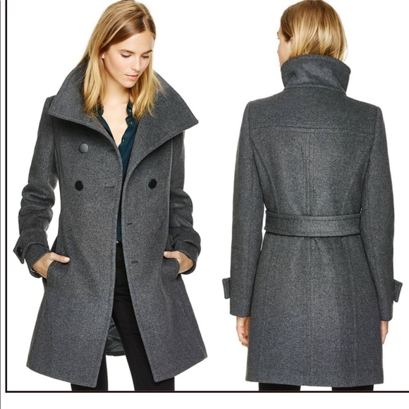 Aritzia Babton Bromley Wool Coat in Grey